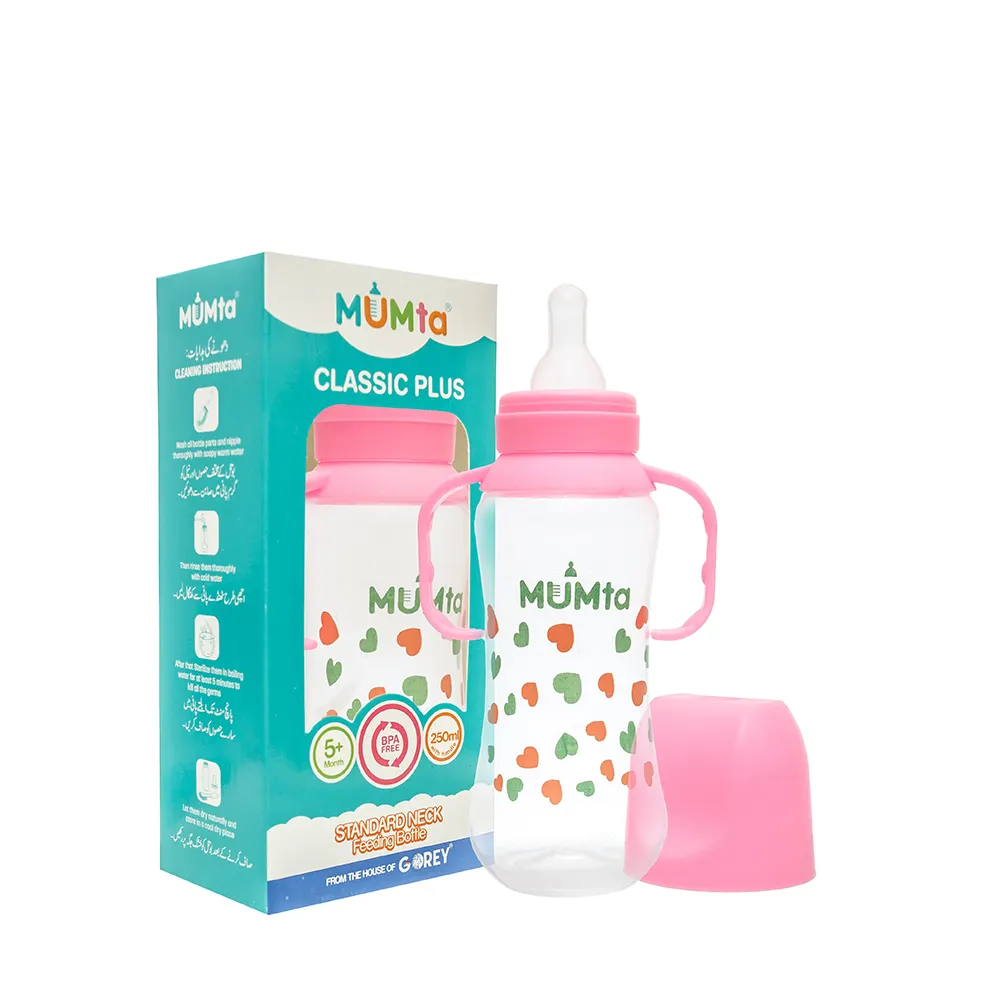 Mumta CLASSIC FEEDER PLUS 250ML Bottle High-Quality Food-Grade Polypropylene BPA Freematerial Baby Product Feeder