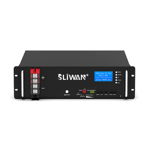 Batterie au lithium LiFePO4 SLIWAN haute capacité 48V 100Ah avec BMS, montage en rack, pour systèmes de sauvegarde solaire domestique, recharge de véhicules électriques et onduleurs - Product Image 1