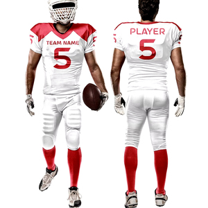ชุดอเมริกันฟุตบอลขายส่ง แฟชั่นใหม่ ชุดอเมริกันฟุตบอลสั่งตัดได้ ชุดอเมริกันฟุตบอลขายดี - Product Image 1