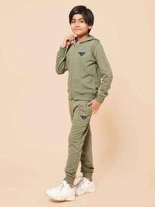 OEM Cotton Teen age Boys Clothes <b>Long</b> Jersey hooded hood and trousers Set 2pic Baby Tracksuits <b>Matching</b> Kids Clothing hoodieSuit - Product Image 4