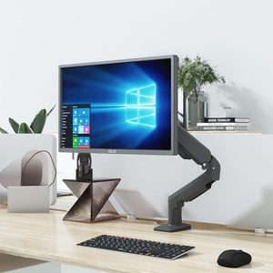 Omni linh hoạt bàn gắn kết Chiều cao có thể điều chỉnh duy nhất khí mùa xuân VESA màn hình cánh tay với quản lý cáp - Product Image 4