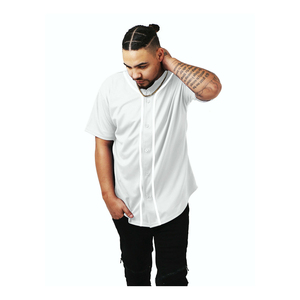 Camisas informales con botones para hombre, camiseta personalizada de béisbol y sóftbol, uniforme deportivo de equipo activo transpirable, estilo 'Sets' de manga corta - Product Image 3