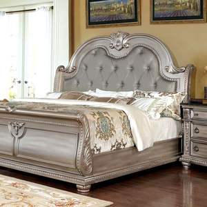 Classic Antique French <b>Bed</b> - Campagne Painted Mahogany - 249 - Product Image 3