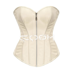 Haut corset en similicuir pour femme - Product Image 5
