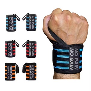Muñequeras de Gimnasio para Levantamiento de Pesas con Logotipo Personalizado al por Mayor, Muñequeras de Soporte para Levantamiento de Pesas y Peso Muerto, Soporte de Muñeca para Fitness - Product Image 5