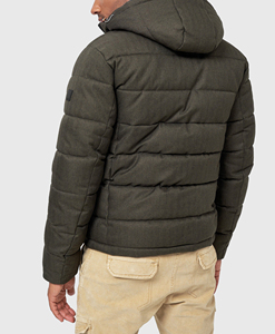 Chaqueta de Invierno de Alta Calidad para Hombre, Manga Larga, Acolchada, con Bloque de Forro Polar Personalizado, Chaqueta de Invierno al por Mayor para Hombre - Product Image 4