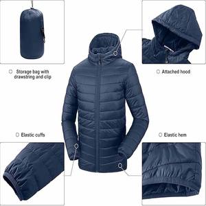Chaqueta de Plumón con Capucha para Hombre, Impermeable y Cortavientos, al por Mayor - Product Image 6