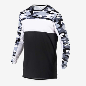 OEM Supplier For Custom Motorcycle Jersey Mens Fit Breathable <b>Mesh</b> Racing Gear With Private Label Logo Printing - Product Image 1