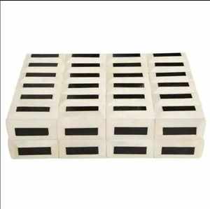 Caja de Joyería Cuadrada de Madera con Incrustaciones de Hueso y Resina, Ecológica, Duradera, Decoración de Hogar de Lujo, Elegante, Personalizable, para Regalo - Product Image 6