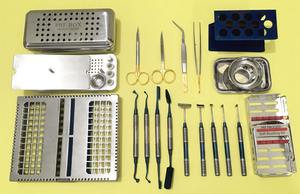 ชุดกล่อง PRF และเครื่องมือ GRF สำหรับงานทันตกรรมอุปกรณ์จัดฟันแบบแมนนวลชุดแปรงขนนุ่มทำจากสเตนเลสคุณภาพดี - Product Image 2