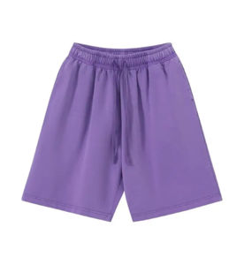 กางเกงขาสั้นใส่สบายสีพื้นสำหรับผู้ชายกางเกงขาสั้นผ้าแห้งเร็วทันสมัยสำหรับฤดูร้อน - Product Image 4