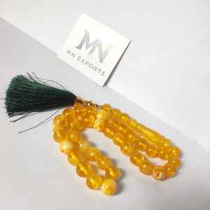 Perles de Tasbih en résine style ange, 33 unités, pour musulmans, écologiques, tendance, décoration intérieure - Product Image 2