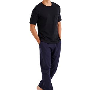 Pantalons décontractés Slim Fit de haute qualité pour hommes Taille personnalisée Leggings taille haute de couleur unie Tissu en coton et lin Vente exclusive - Product Image 1