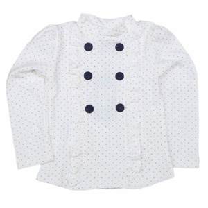 Camiseta de manga larga para niñas - Blanca - Product Image 1