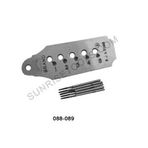 Placa de Tornillos de 0.6/0.7/0.8/0.9/1 mm y Machos de Roscar, Herramientas para Hacer Joyas - Product Image 1