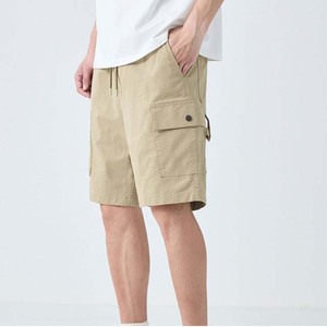 Meilleur prix Short de jogging de bonne qualité pour hommes avec logo de marque personnalisé Short de jogging en coton respirant pour hommes avec poches - Product Image 5