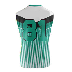 ชุดอเมริกันฟุตบอล 7 ต่อ 7 แบบพรีเมียมสั่งทำพิเศษ คุณภาพสูง พร้อมชุดรัดกล้ามเนื้อ ป้ายโลโก้สั่งทำพิเศษ แบบซับลิเมชั่น 7 ต่อ 7 - Product Image 5