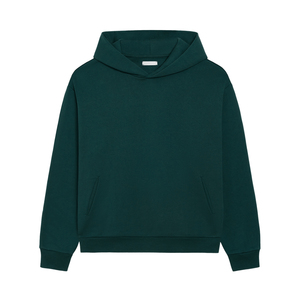 Sweat à capuche en coton surdimensionné lourd pull d'hiver conception d'épaule tombante personnalisé multicolore bouffée impression graphique Streetwear - Product Image 6