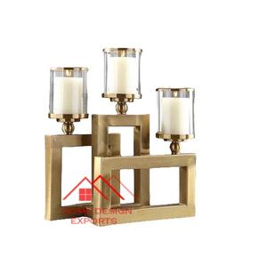 Dernier modèle Design Ensemble de 3 Dessus de Table Décor Bougeoirs Design Tendance pour Mariage Vaisselle Centres de Table Décor Unique - Product Image 1