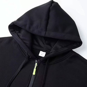 Sweat à capuche unisexe en coton de haute qualité, motif décontracté, couleur unie, polyvalent, personnalisable pour l'hiver, vente en gros - Product Image 3