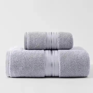 100% Cotton Solid Color Bath <b>Towel</b> Rectangular Shape Quick-Dry & Soft Woven Beach Use Deep <b>Blue</b> - Product Image 4