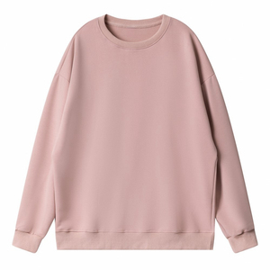 Sweat-shirt à col rond pour femme avec logo personnalisé, en coton lourd et polaire en polyester, marque privée, pull d'hiver, fabricant OEM - Product Image 3