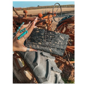 Nouveau femmes en cuir véritable Western portefeuille de haute qualité outillage à la main sac de messager automne gland fermeture éclair Style bohème meilleur prix - Product Image 1