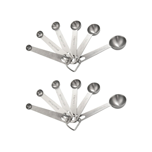 ODM OEM Stainless Steel Measuring <b>Cups</b> and Spoons Tablespoon Measurement Spoon Measuring Spoons for Baking Set 2-in-1 Stainless - Product Image 6