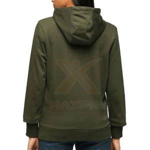 เสื้อฮู้ดแขนยาวสไตล์สตรีทแวร์แบบซิปขายส่ง เสื้อฮู้ดซิปพร้อมโลโก้สั่งทำ - Product Image 3