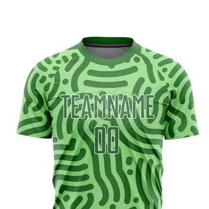 Camiseta de Fútbol Premium para Hombre, Cuello Redondo, 100% Poliéster, Ecológica, Ligera, Transpirable, de Secado Rápido, para Entrenamiento Atlético - Product Image 5