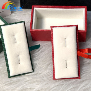 Caja de Clip para Corbata Cuadrada Verde Clásica para Hombre, Precio Bajo, Moda, Gemelos de Una Banda, Cajas de Joyería para Empaque - Product Image 3