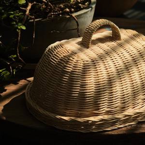 Carpa cúpula de mimbre trenzada a mano natural cubierta de comida de ratán al por mayor hecha en Vietnam - Product Image 6