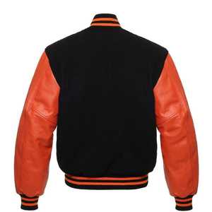 Chaqueta Universitaria de Lana con Diseño de Logotipo Personalizado de Alta Calidad para Hombre, Tipo de Cierre con Botones, Bolsillos, Chaqueta Bomber de Béisbol - Product Image 6