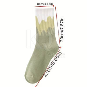 Chaussettes décontractées confortables en coton, séchage rapide, respirantes, tissu léger, coupe décontractée, unisexe, adaptées au travail et à l'usage quotidien - Product Image 6