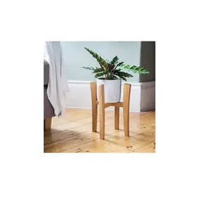 Hoge Selling Houten Bloempot Stand Tuin Versieren Versieren Indoor Hoge Kwaliteit Houten Planter Pot