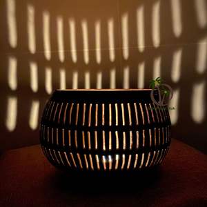 โคมไฟมะพร้าวหรูหราห้อยจากกะลามะพร้าวโคมไฟกะลามะพร้าวที่ดีที่สุดสำหรับขายในเวียดนาม - Product Image 4