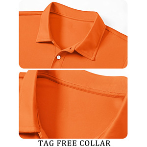 <b>Men</b> Short Sleeve Label Button Polo <b>Shirts</b> Summer Light Weight Solid Color <b>Stretch</b> Comfortable Casual Tops Tees <b>Men's</b> Polo <b>Shirts</b> - Product Image 3