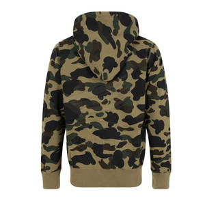 Ropa de calle de alta calidad, sudaderas con cremallera de cara completa, ropa de invierno, sudaderas con cremallera de cara completa, Sudadera con capucha mezclada de algodón hecha a medida - Product Image 2