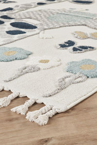 Obtenez un tapis durable et donnez une touche spéciale à votre décoration intérieure avec le tapis doux en polyester double Schling de Goldenmoon Home Area Carpetqui 42 - Product Image 4