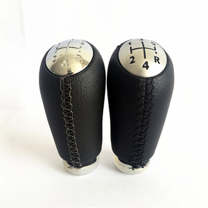 Pommeau de levier de vitesse pour Renault <span class=keywords><strong>Clio</strong></span> Megane Kangoo Twingo Dacia Logan Sandero Duster Leather shifter - Product Image 2