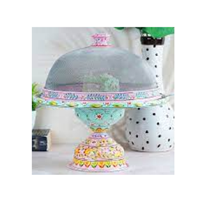 Présentoir à gâteau en métal doré antique Design étranger personnalisé Événements à domicile Décorations de table de mariage Taille normale - Product Image 4