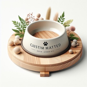 ชามเซรามิกสำหรับสัตว์เลี้ยงสองชั้นแบบหรูหราพร้อมตัวป้อนช้า - Product Image 3