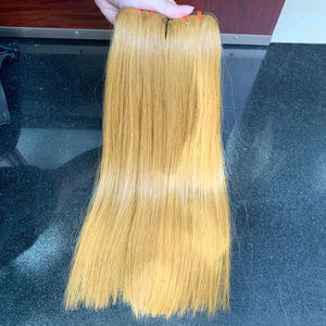 Peluca de cabello humano de alta calidad color rubio súper doble dibujado cabello crudo vietnamita de alta calidad - Product Image 1