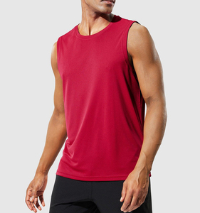 2025 débardeur sans manches personnalisé de haute qualité pour hommes nouveauté grande taille Gym Fitness Singlet avec Logo chemises de Sport high-tech - Product Image 5