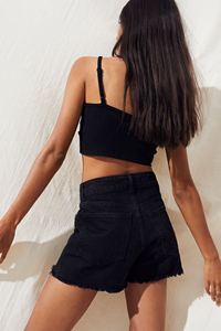 Pantalones vaqueros regulares de mezclilla para mujer, pantalones cortos vaqueros rasgados de color, pantalones vaqueros ajustados para mujer, pantalones cortos de mezclilla, tarifa al por mayor OEM transpirable - Product Image 3