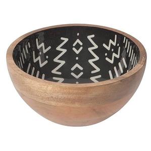 Best Selling High Quality <b>Bowl</b> with Enamel Printing Design <b>Mango</b> <b>Wood</b> Mixing <b>Bowl</b> Wooden Fruits & Salad Mixing <b>Bowl</b> - Product Image 1