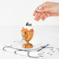 ArtisRaw Vente chaude Porte-œufs et tasses en bois d'olivier vintage sculpté à la main - Décoration d'intérieur - Vente en gros