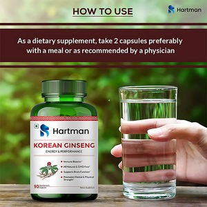 Capsules d'extrait d'herbes de racine de ginseng cultivées dans la nature coréenne naturelle Force immunitaire Puissance cérébrale Bien-être total Qualité alimentaire - Product Image 5