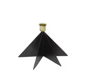 Portavelas de metal con forma de tejido Candelero de iluminación altamente decorativo con acabado de color disponible al precio más bajo - Product Image 2