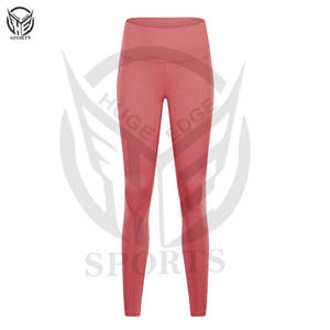 Leggings de Yoga de cintura alta suaves con logotipo personalizado, pantalones ajustados para mujer, mallas atléticas para correr - Product Image 5